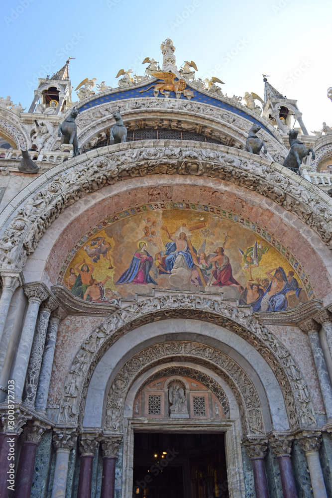  Catedral de venecia; Venecia Italia Europa