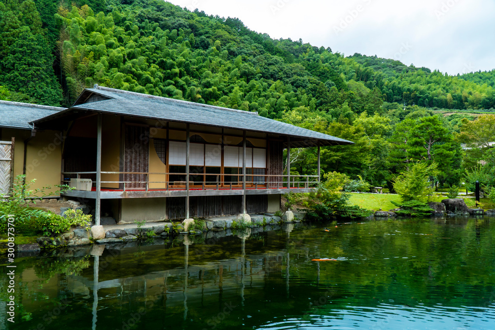 日本建築の茶室と日本庭園「玉露の里」@静岡県藤枝市岡部町