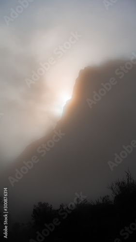 Fog in Cordillera Blanca - Peru