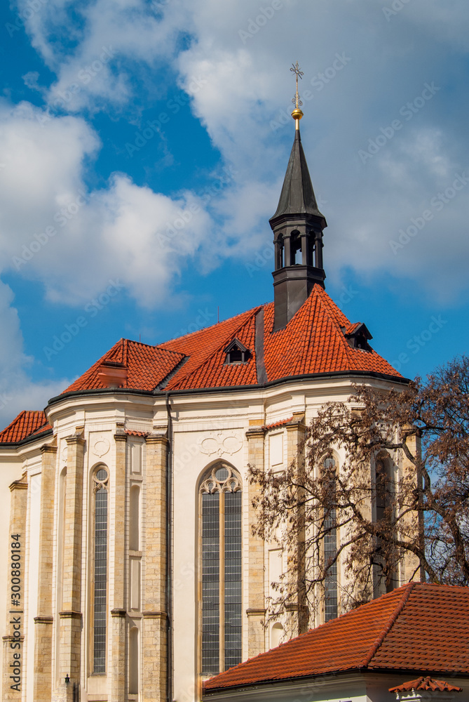 Fototapeta premium Buildings and architecture of Strahov Monastery. Prague, Czech Republic.