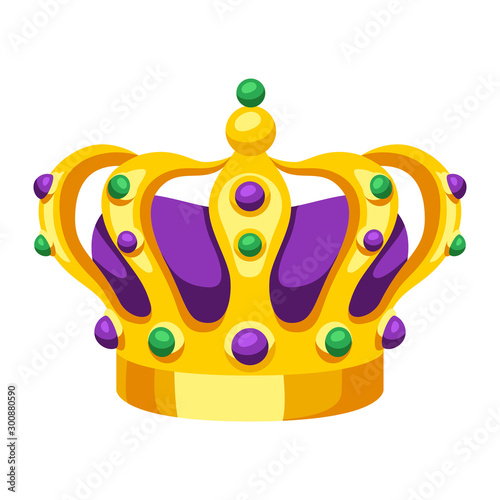 Mardi Gras carnival crown.
