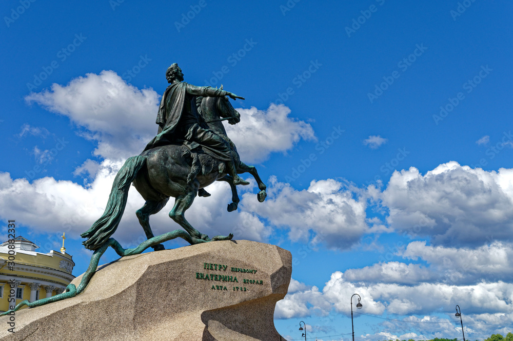 Le Cavalier de bronze, Saint-Petersbourg, Russie