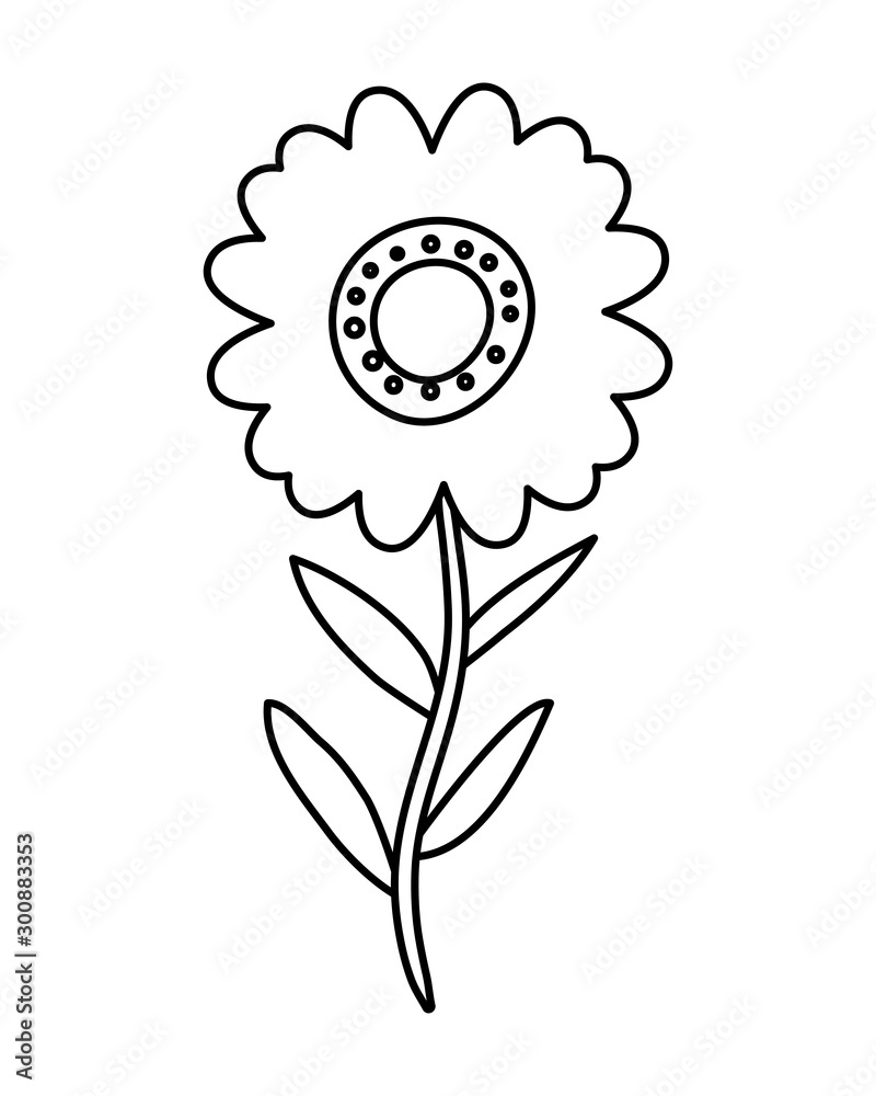 beautiful flower garden isolated icon beautiful flower garden isolated icon