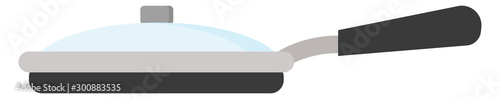 Brazier, illustration, vector on white background.