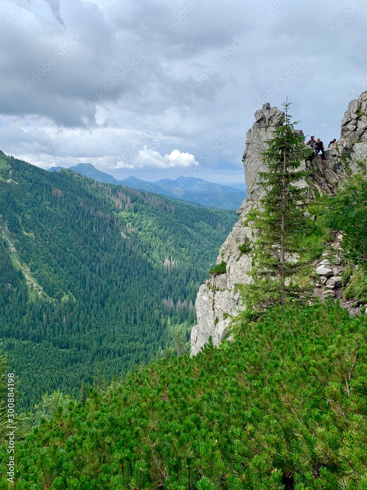 beautiful mountain landscapes climbing trekking walk tourism Zakopane Poland Slovakia Tatry