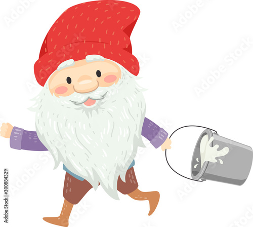Iceland Yule Lad Gully Gawk Illustration