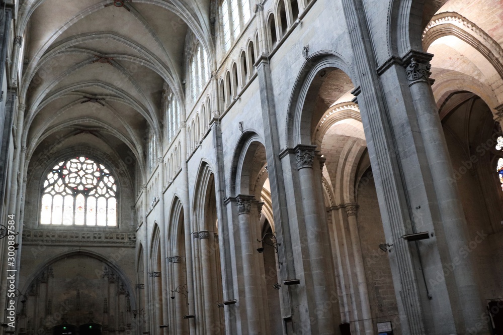 Cathédrale Saint Maurice dans la ville de Vienne - Département Isère - France