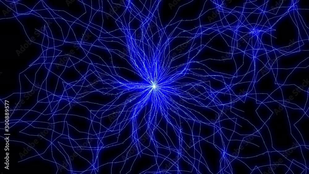 Flashing blue electrical energy field - seamless looping. Flashing blue electrical energy field - seamless looping.