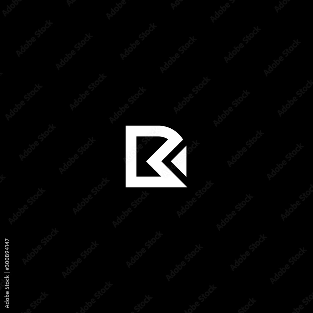 R cinema logo design for icon vector Stock Vector | Adobe Stock