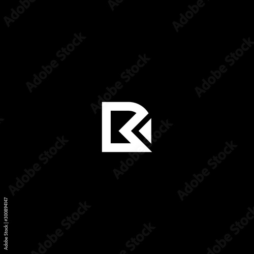 R cinema logo design for icon vector
