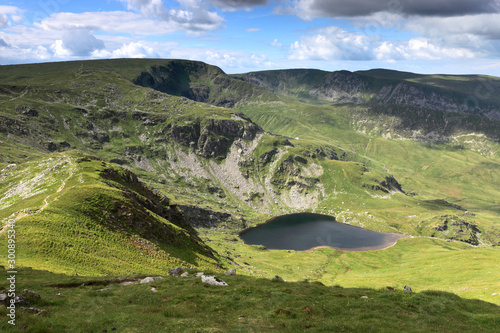 Small Water and Haweswater reservoir, Mardale valley, Lake District National Park, Cumbria, England, UK