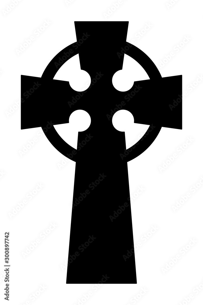 Celtic cross symbol icon Stock Illustration | Adobe Stock