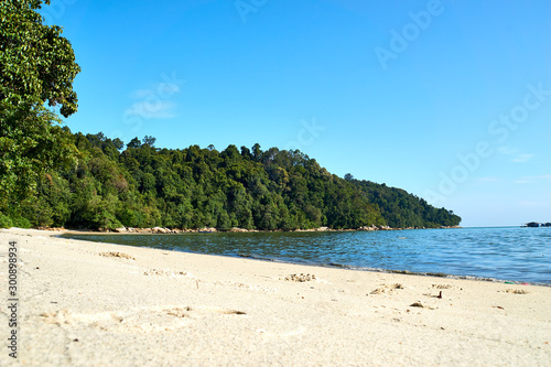 Beach at national Park in Penang, Malaysia