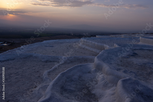 Travertine pools and terraces in Pamukkale  Turkey