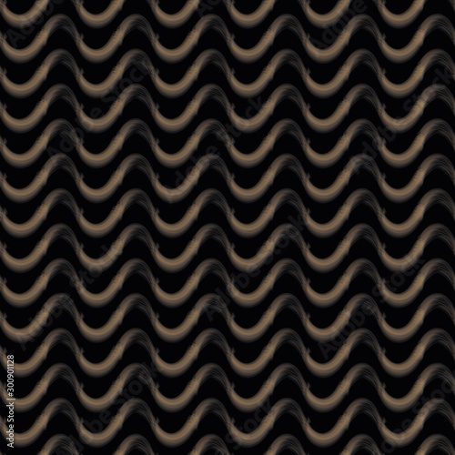 Golden waves pattern print background design version photo