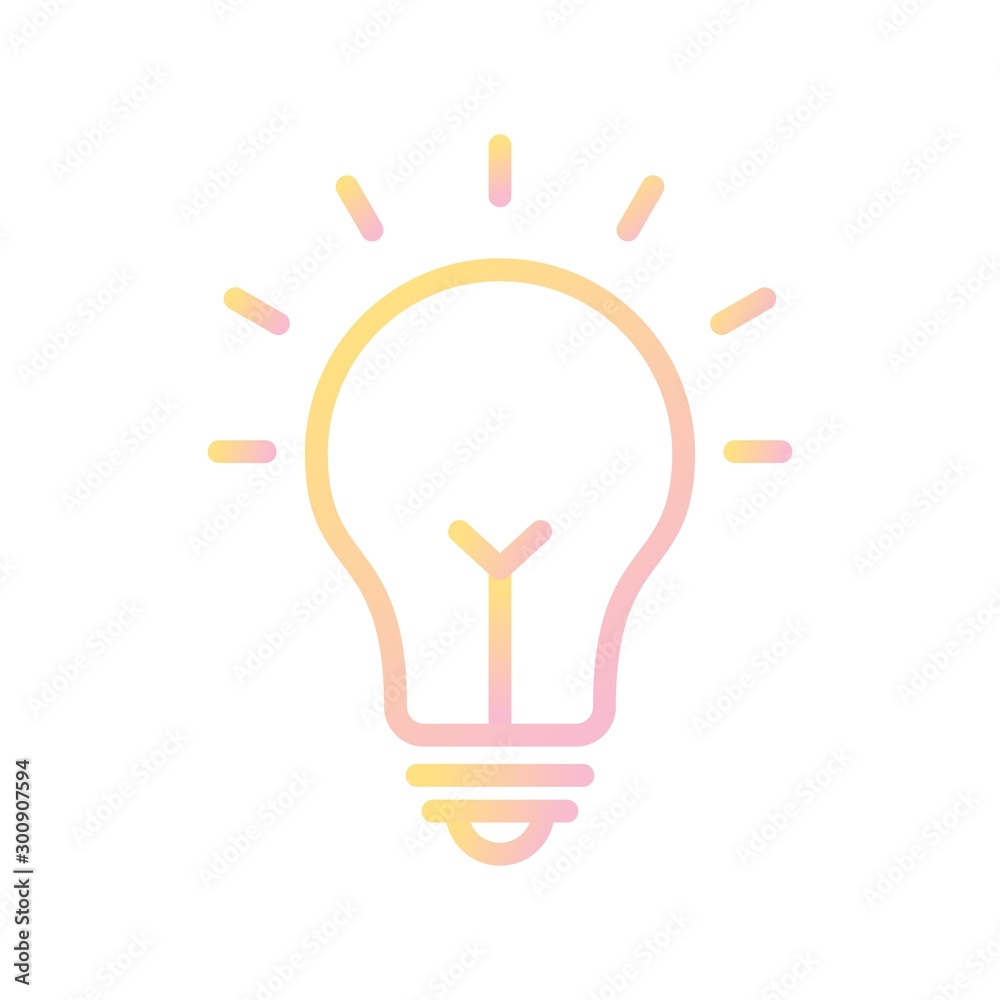 Bulb Vector Icon White Background Bulb Vector Icon White Background