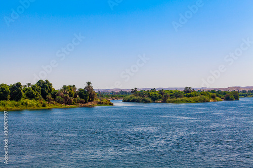 View of Nile river in Luxor, Egypt