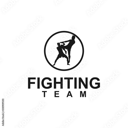 kick boxing Sport Silhouettes Activity, art vector design