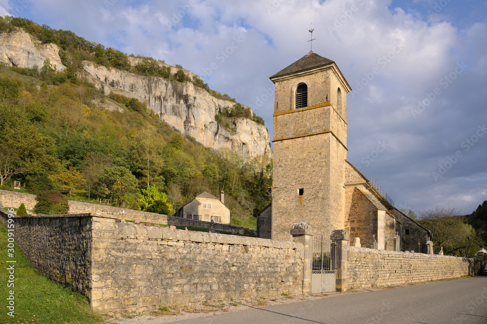 Chapelle Saint Joseph near Baume-Les-Messieurs in the commune Jura department in Franche-Comté, France.