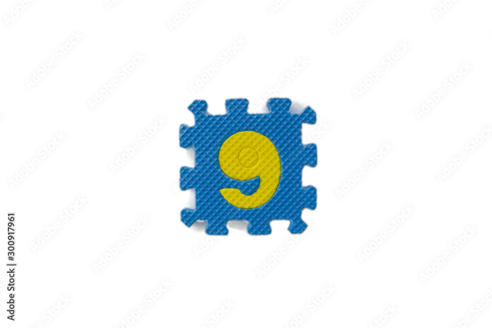 Obraz premium Colorful rubber puzzle