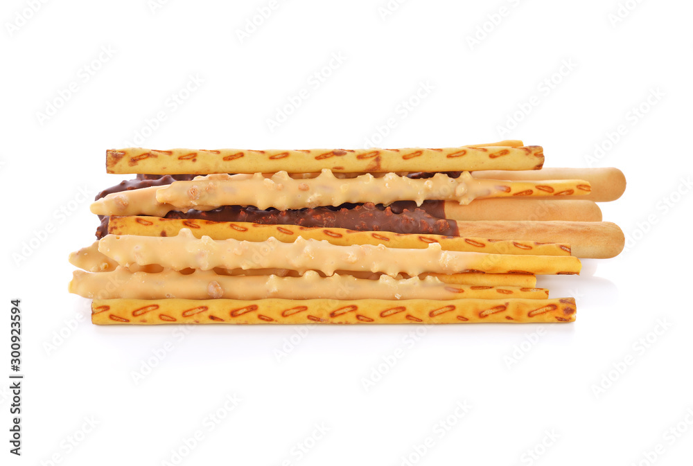 Biscuit Stick on white background