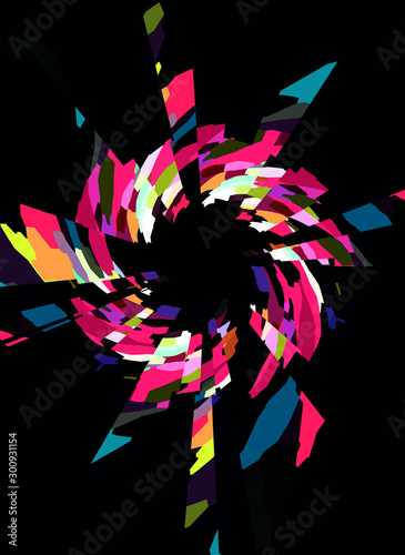 Graphic design elements for background