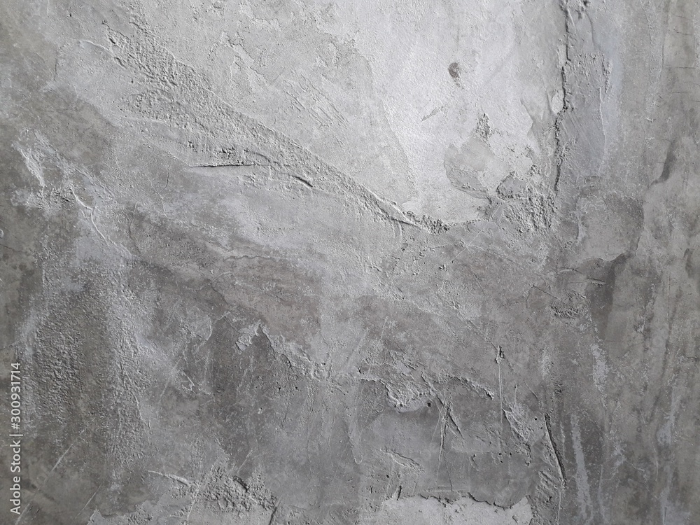 Naklejka premium Gray cement walls are suitable for making a construction industry background.