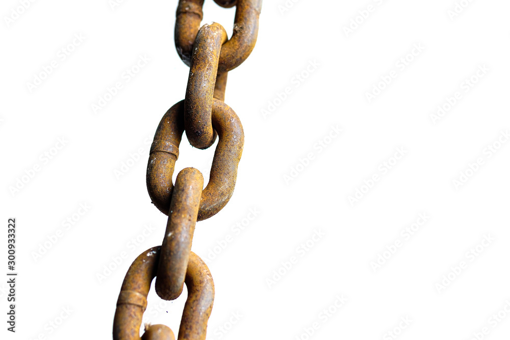 Close up beautiful old iron chain background texture. Close up beautiful old iron chain background texture.