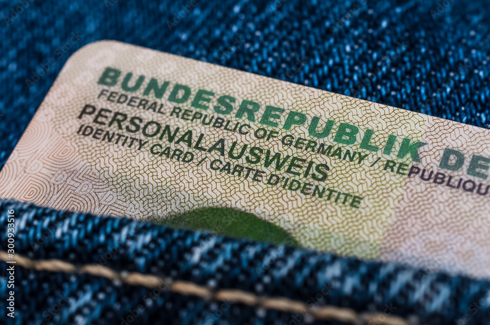 Obraz premium digitaler Personalausweis in Deutschland