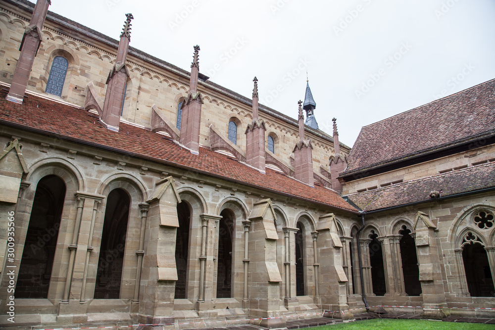 MAULBRONN-0CTOBER 10,2014:Maulbronn Abbey, Germany, medieval Unesco World Heritage monument at October 10,2014