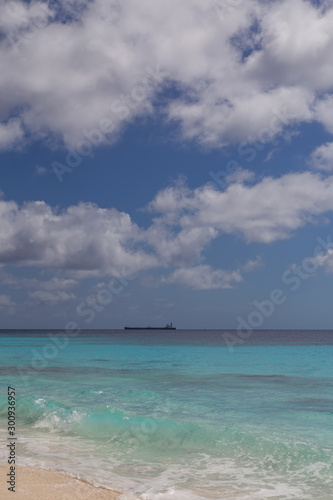 sea beach coast tropical Bonaire island Caribbean sea