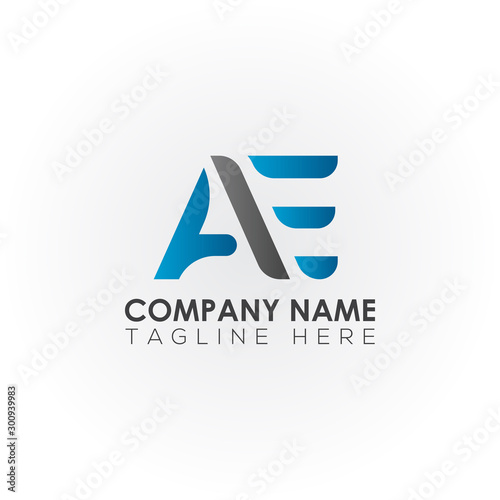Free Download Initial letter mark AE logo Vector. AE Letter logo. AE font type logo. - GFXLoad