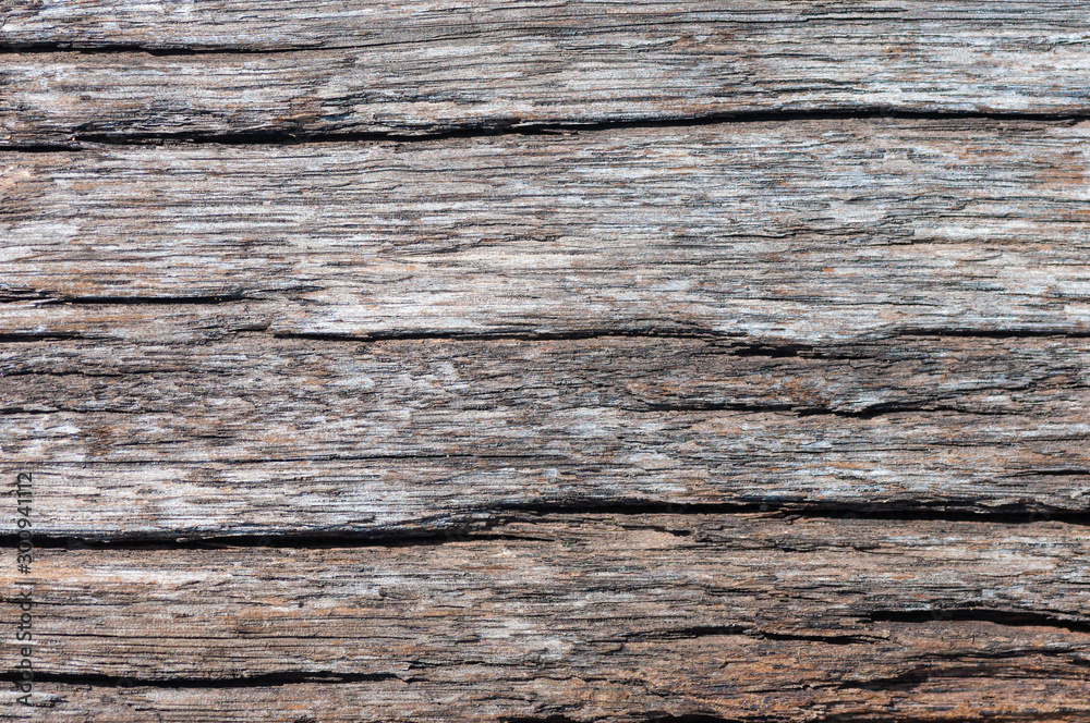 Close up of old and cracked wood texture Close up of old and cracked wood texture