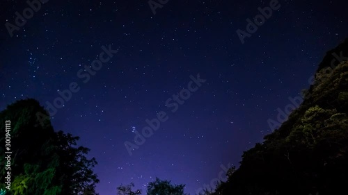  Wenzhou Yandang Mountain Lingfeng Night Scenery Timelapse Movie photo