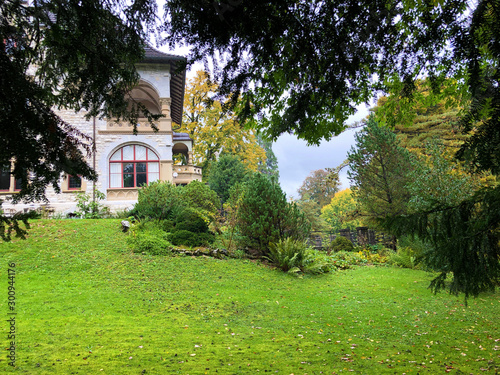 Neo-Baroque terraced garden or Neubarocken Terrassengarten (Villa Boveri Park or Parkanlage der Villa Boveri), Baden - Canton of Aargau, Switzerland photo