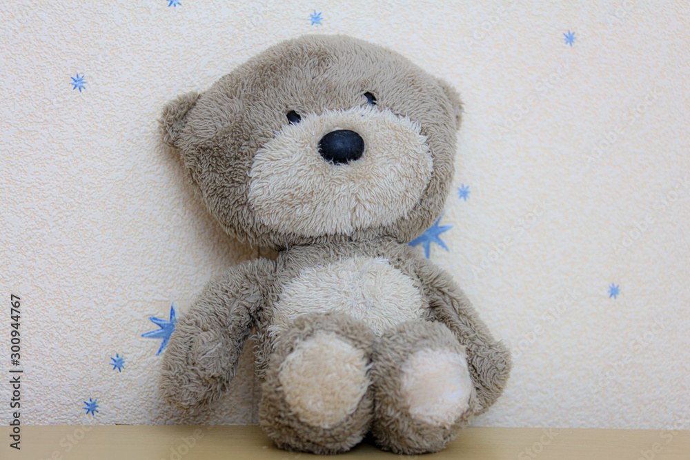 single brown teddy bear toy