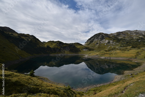 Fototapeta Naklejka Na Ścianę i Meble -  Lake Formarinsee in Vorarlberg, Austria