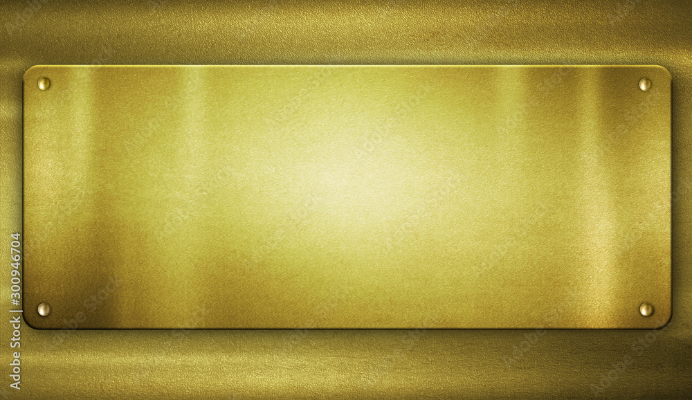 Obraz premium golden metal template.Gold background.