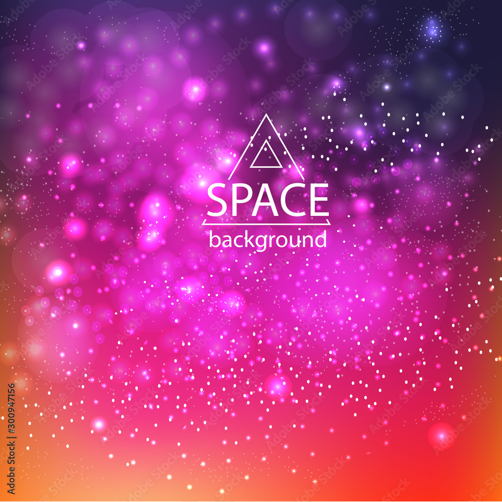 Space galaxy background with cosmic light and stars Space galaxy background with cosmic light and stars