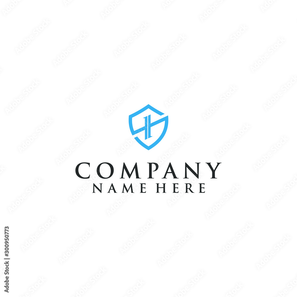 initial letter S Security shield logo design template initial letter S Security shield logo design template
