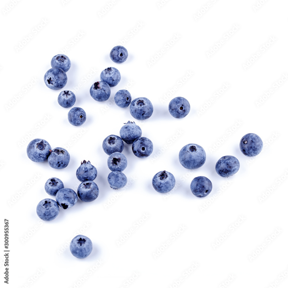 Fresh blueberries fruit isolated on white with clipping path Fresh blueberries fruit isolated on white with clipping path