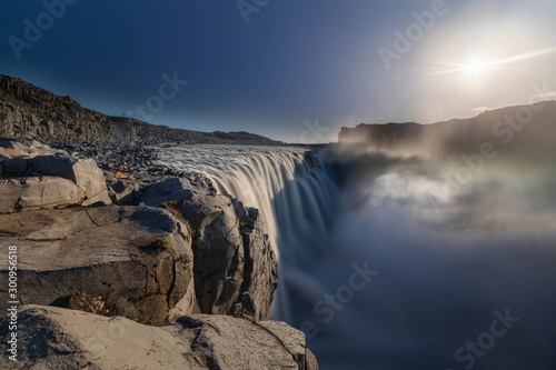 Detifoss waterfall in North Iceland.