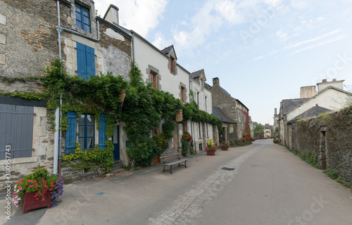 street in historic and picturesque village of Rochefort-en-Terre