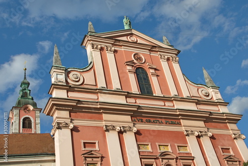 Franziskanerkirche in Ljubljana photo