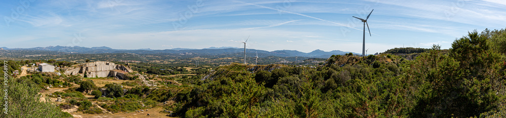 Sardinien Steinbruch Marmor Panorama Sardinien Steinbruch Marmor Panorama