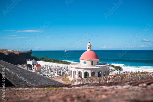  The Santa María Magdalena de Pazzis Cemetery is a popular tourist attraction in San Juan, Puerto Rico photo