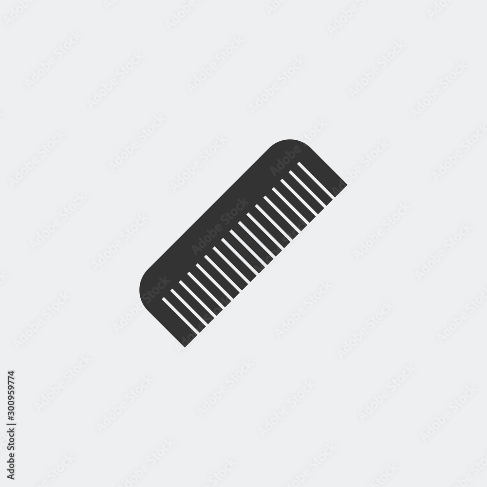 Comb icon for web and mobile Comb icon for web and mobile