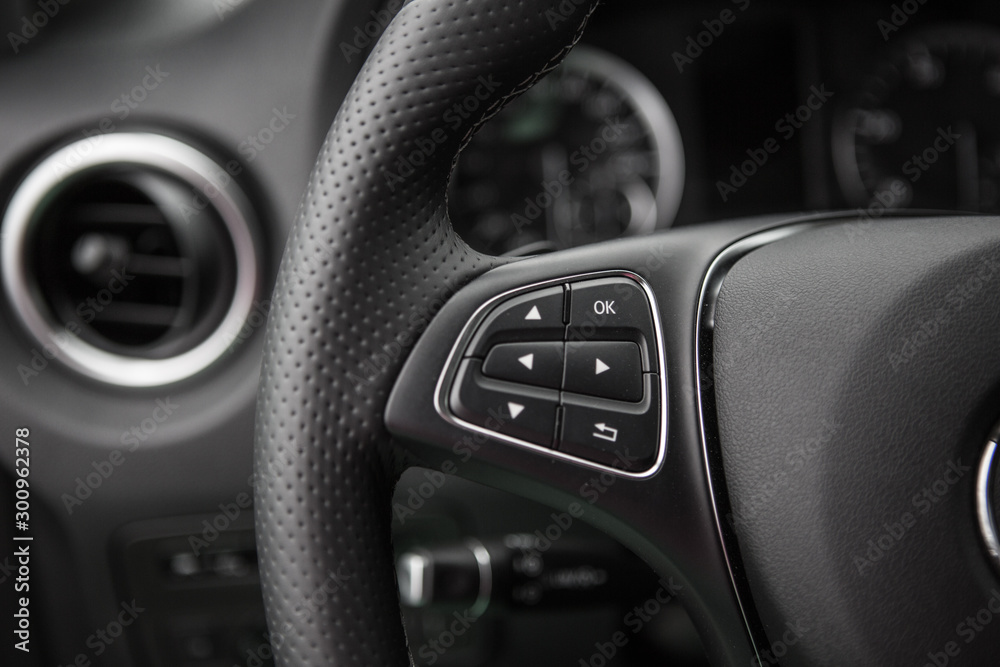 Closeup photo of car interiors