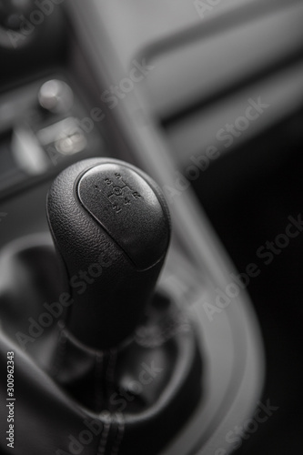 view of the manual gearbox