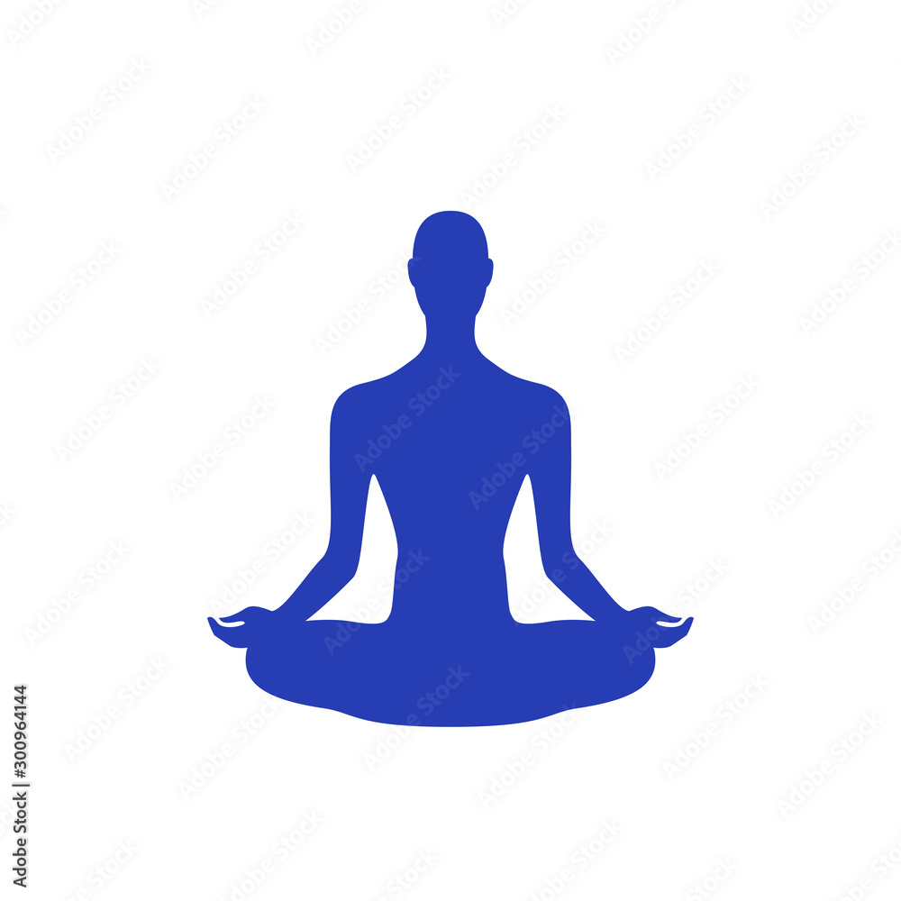 Vector illustration of yoga man Vector illustration of yoga man